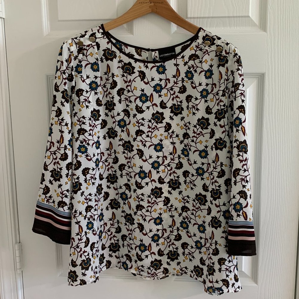 Liz Claiborne Career Women's Top Blouse, Size XL